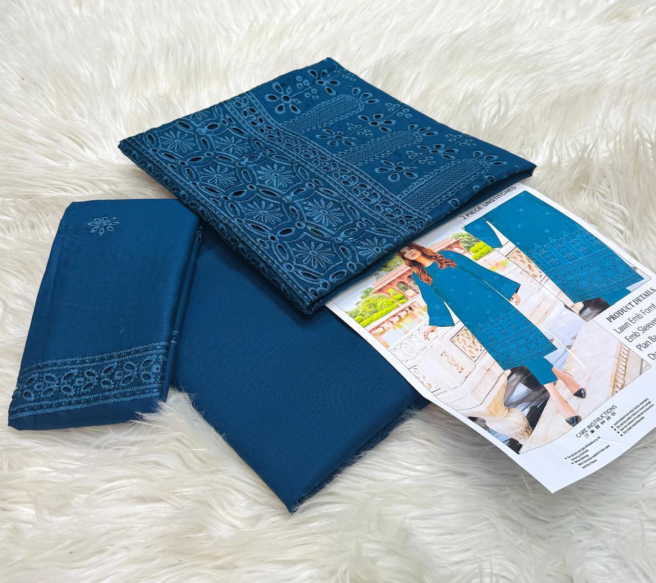 Embroidery Lawn Collection Breeza 2Pc Embroidery Lawn Collection - Image 1